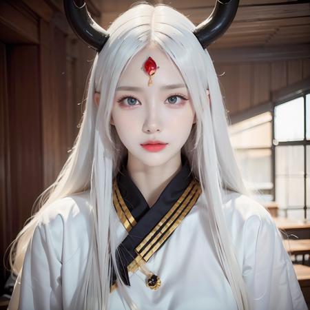 00350-1703893016-face lighting,bright backlight,super high resolution,best quality,Photos,4k,(Realistic_1.2),huiye,1girl,(the third eye_1.3),horn.png